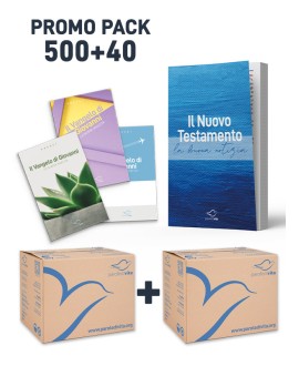 PromoPack - 500 Vangeli di Giovanni + 40 Nuovo Testamento | SPEDIZIONE GRATUITA